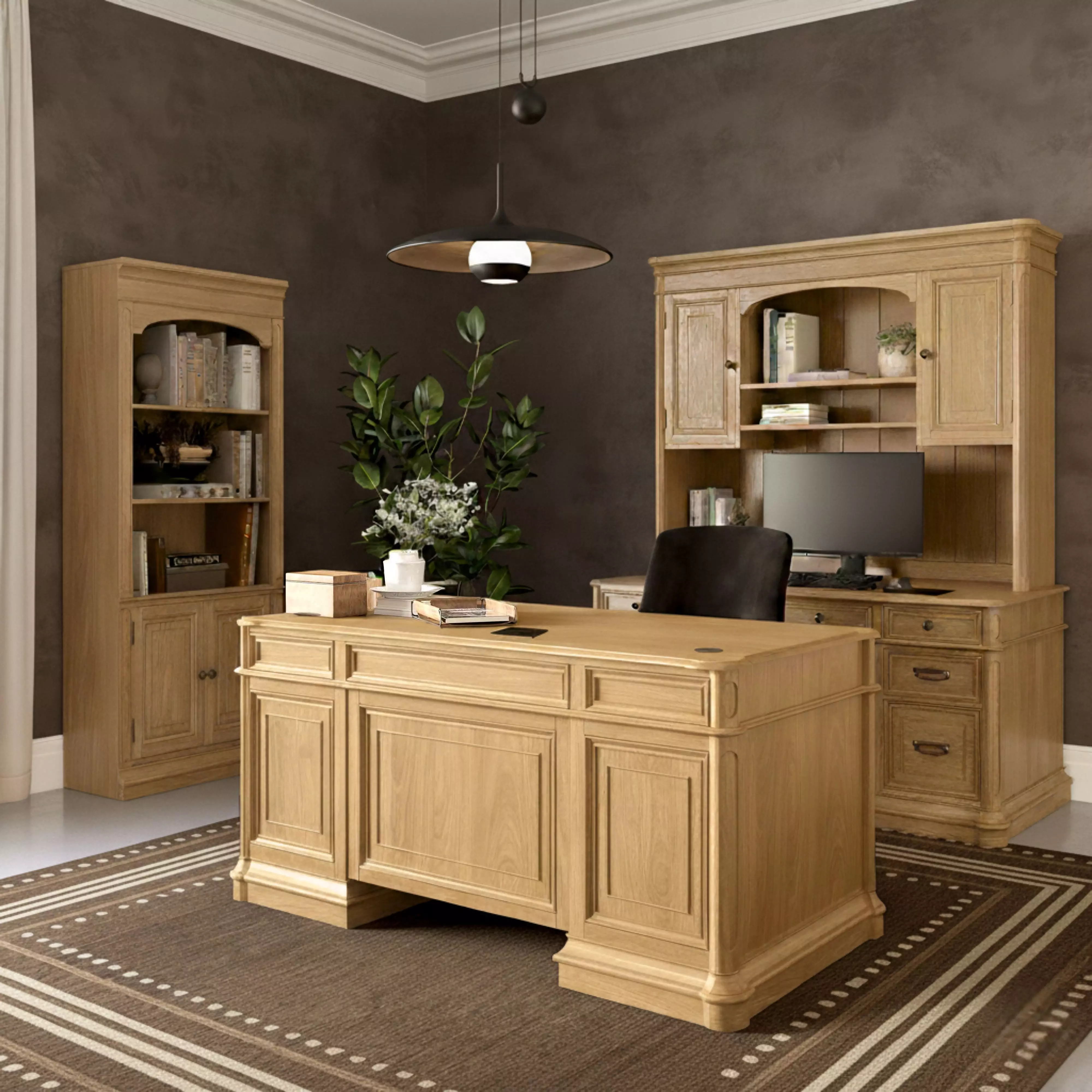 Winchester Natural Oak Credenza From Coleman Furniture | Coleman