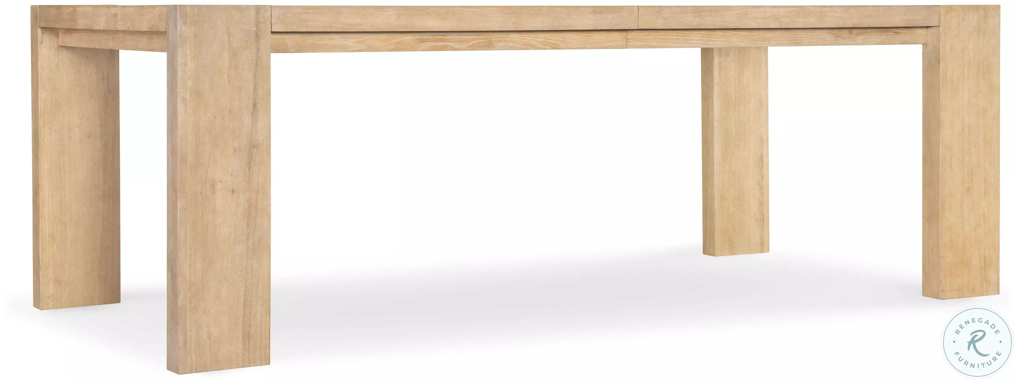 Retreat Light Brown Rectangular Extendable Dining Table From