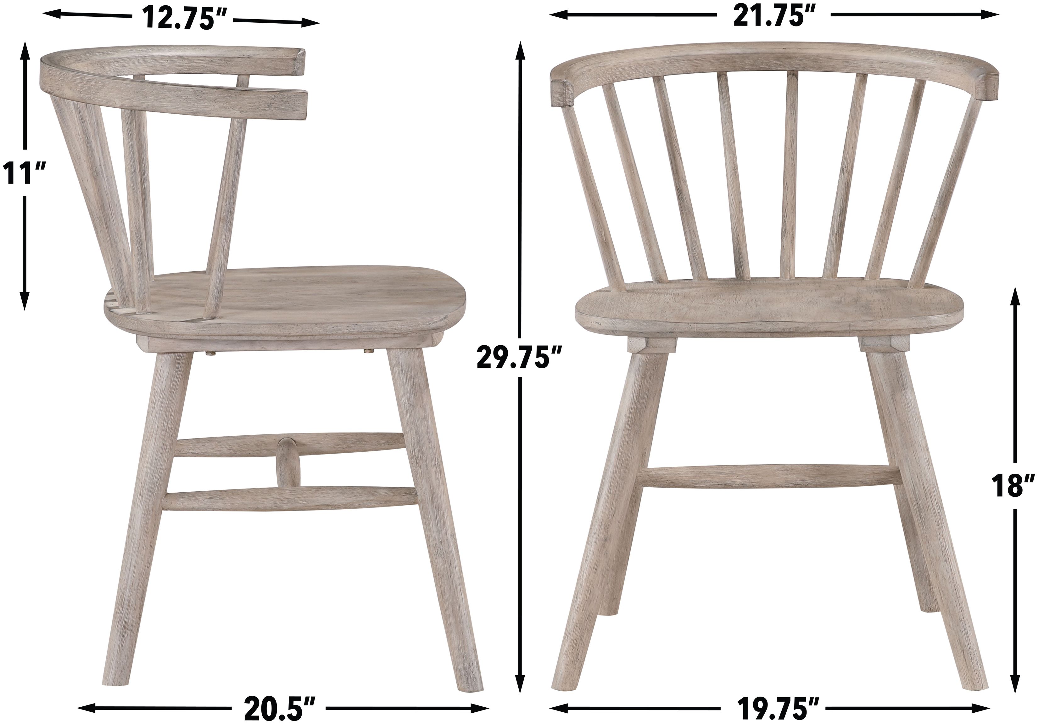 Willow Tan Dining Chair Set of 2