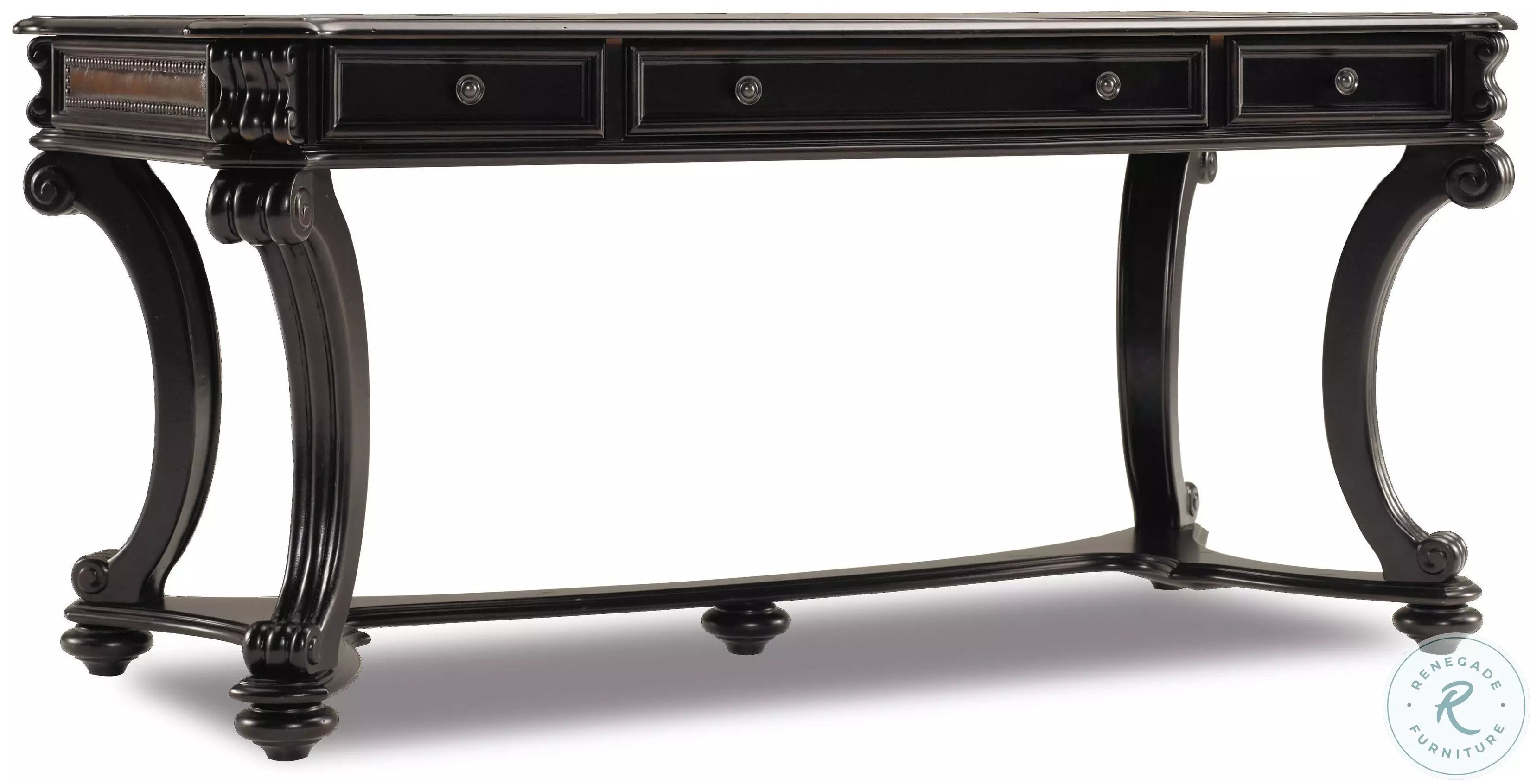 Telluride Black 66'' Writing Desk from Hooker | Coleman Furniture