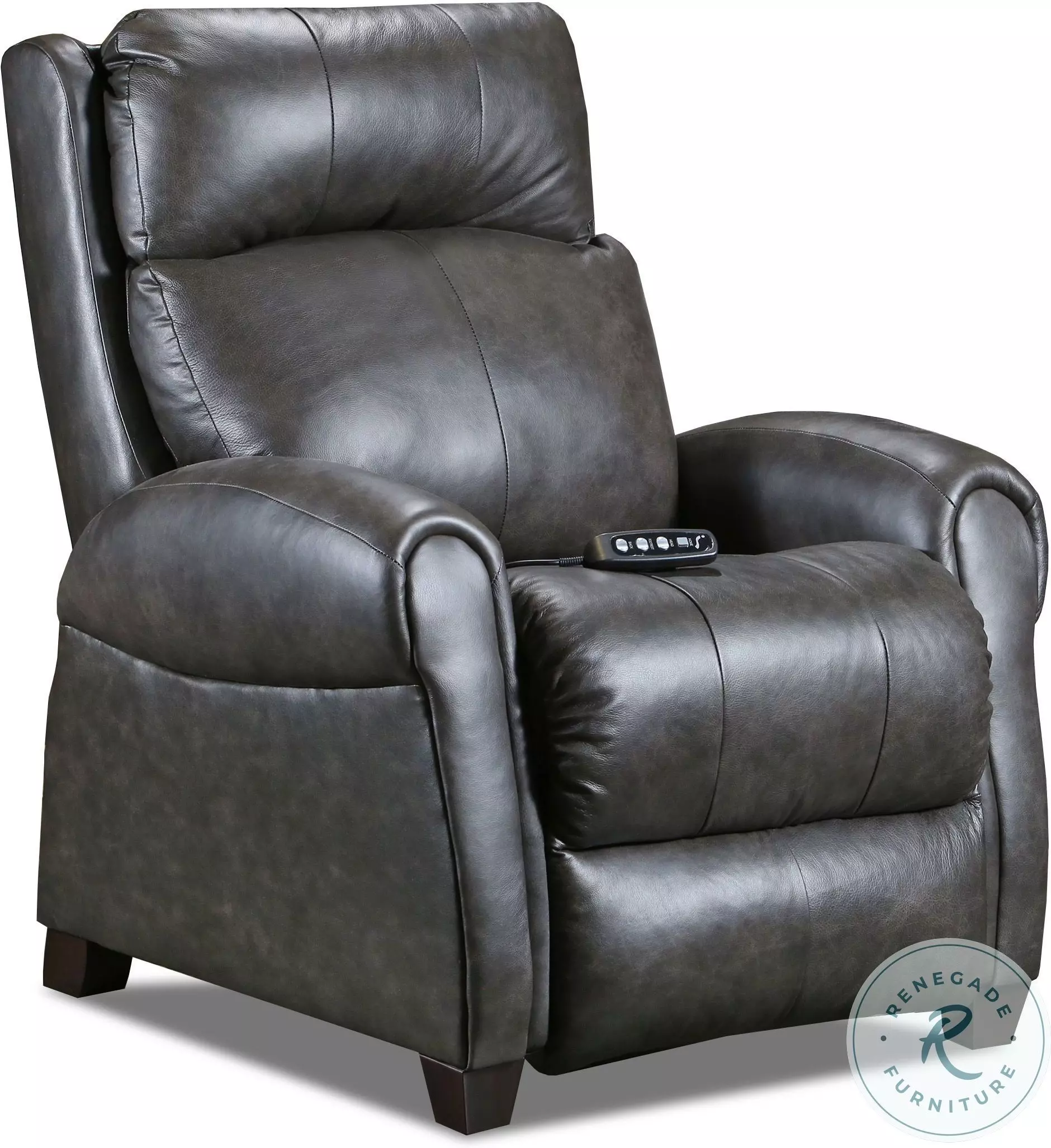 Saturn Slate Leather Socozi Massage Zero Gravity Power Headrest