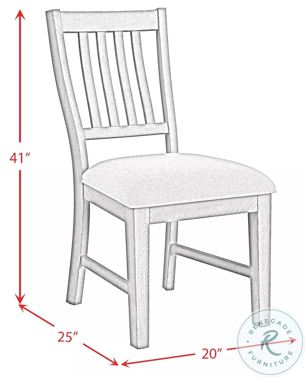 Marietta Grey Side Chair Set Of 2