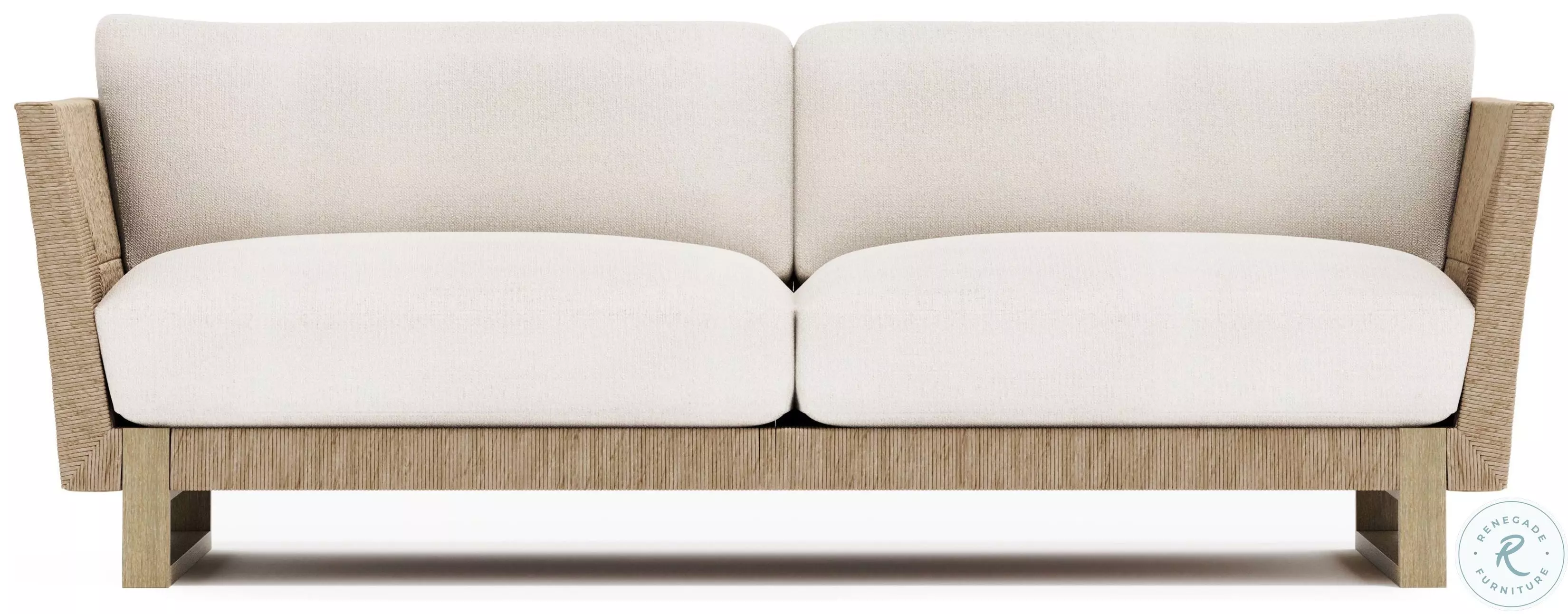 Praia Cream Outdoor Sofa From Bernhardt Furniture | Coleman Furniture