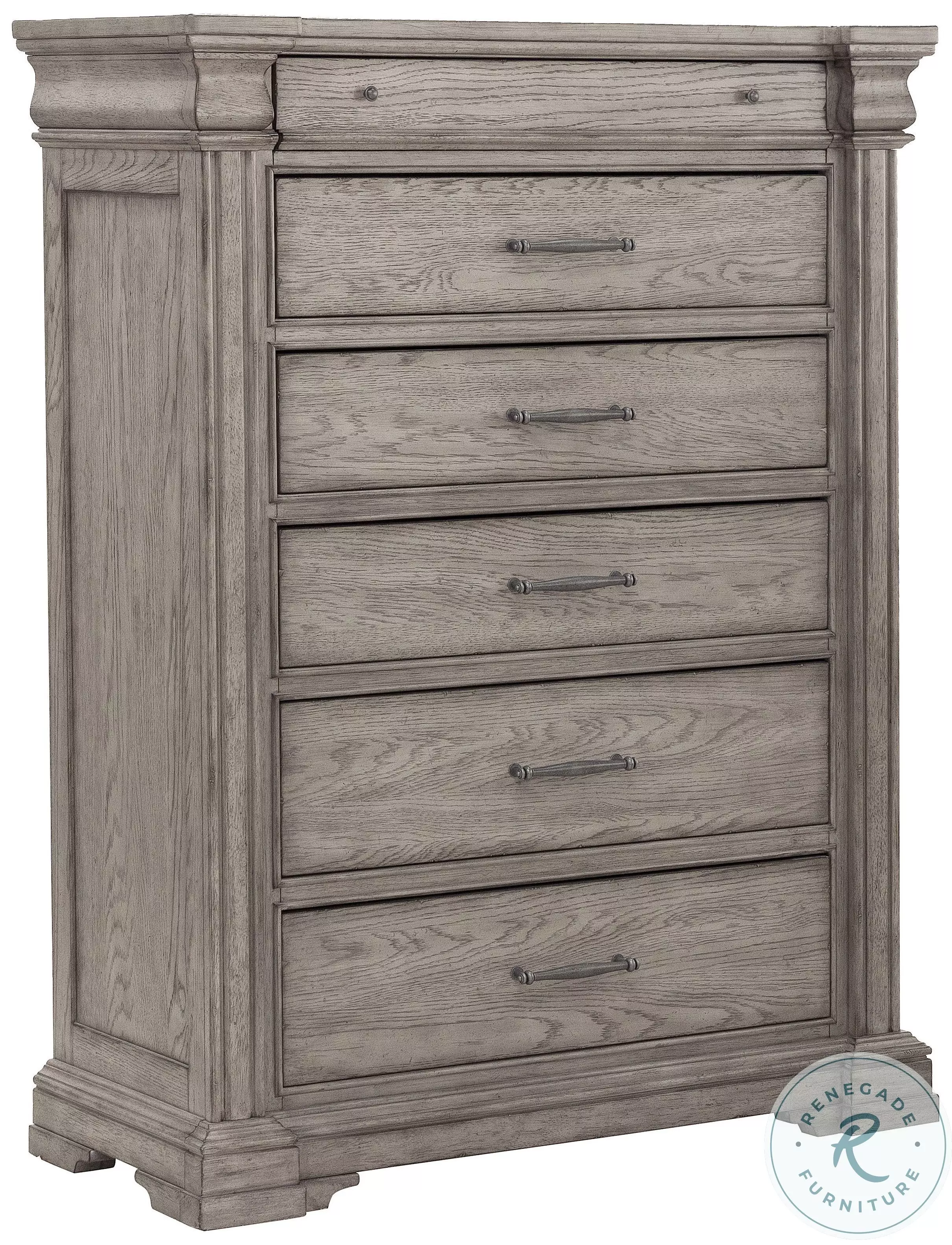 Madison Ridge Soft Grey Drawer Chest from Pulaski | Coleman Furniture