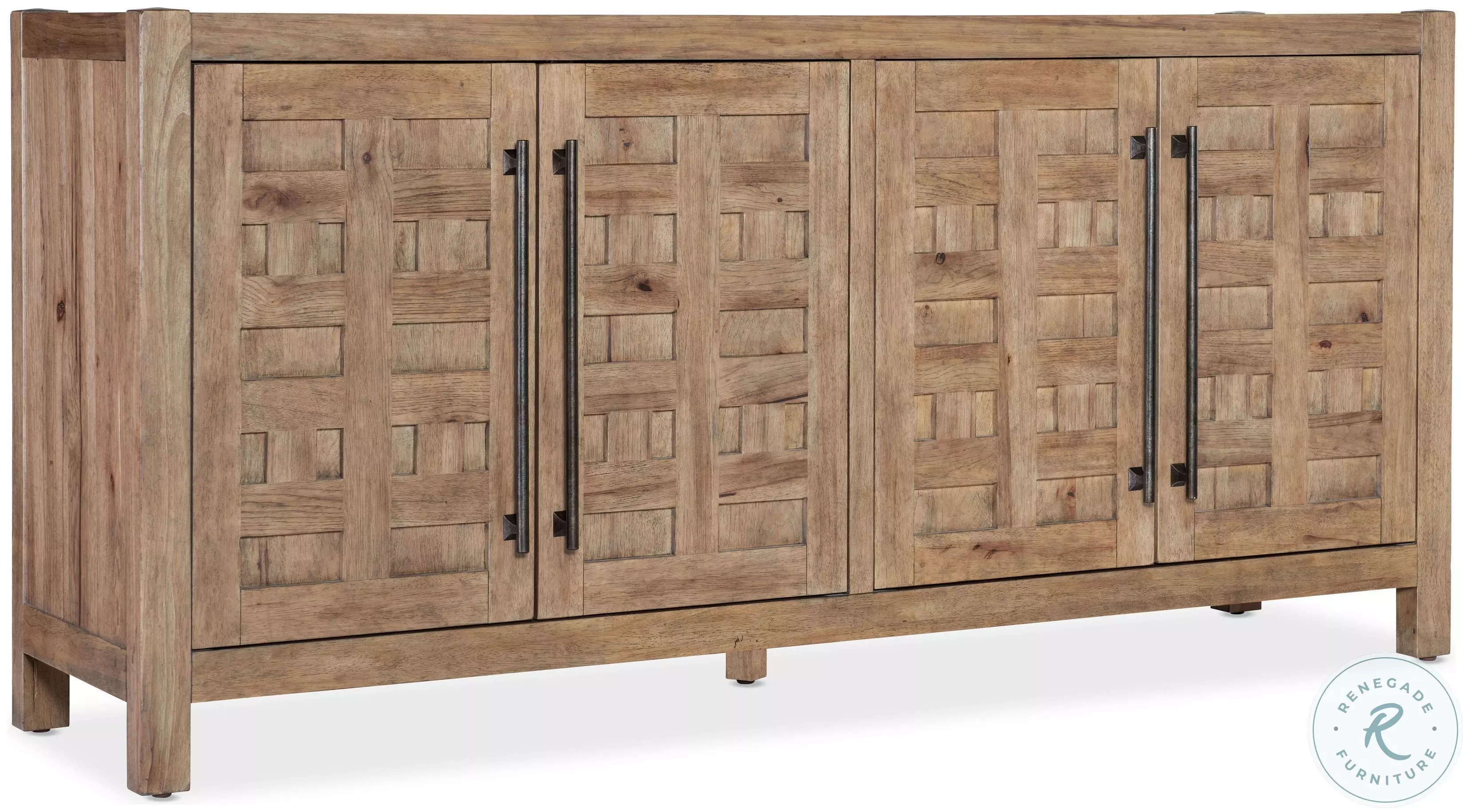 Vineyard Row Sonoma And Honed Gray Travertine Buffet From Hooker