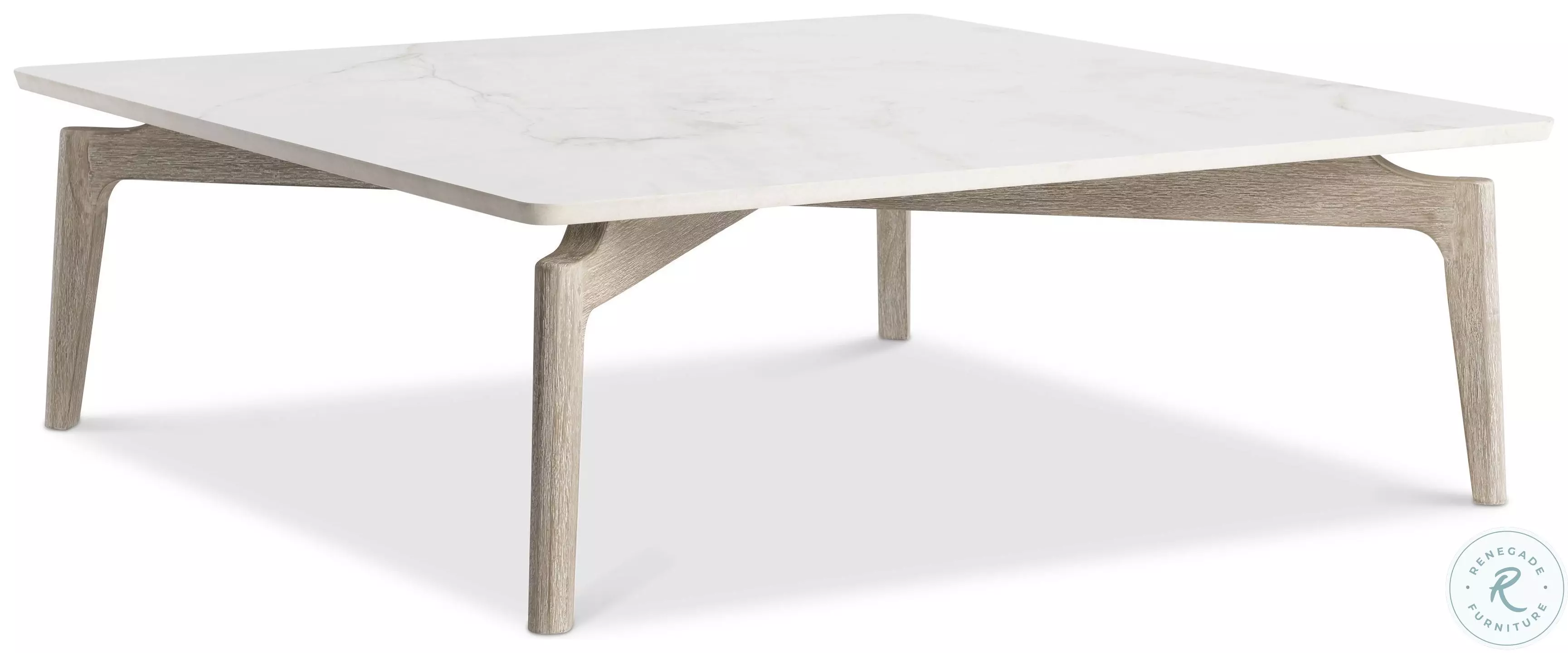 Aurora Sea Oat And Warm Shale Square Cocktail Table From Bernhardt ...