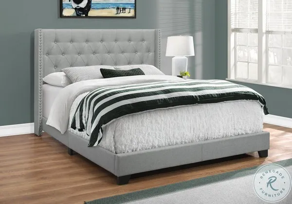 598 Bed with Wing Back Headboard
