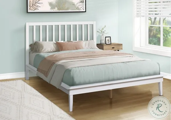 606 Bed with Slat Design Headboard